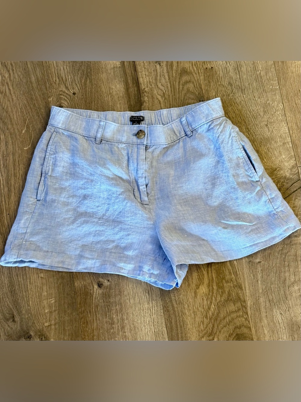 J. Crew 3” Harbor Shorts in Linen - Picture 3 of 7
